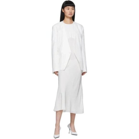 Haider Ackermann Single Breasted Blazer FR 36 US 4 White NWT - Picture 16 of 16